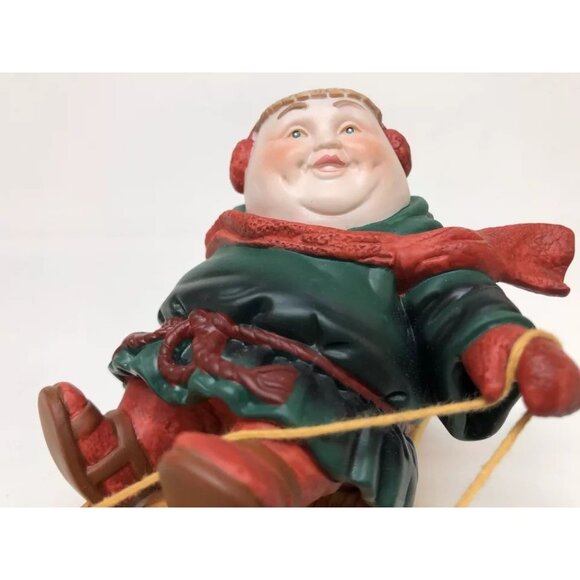 *SOLOMON THE SLEDDER 'Merry Makers' #9356-4 - DEPT 56 Retired - NIB - Picture 10 of 14